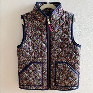 J. Crew Crewcuts Floral Quilted Vest